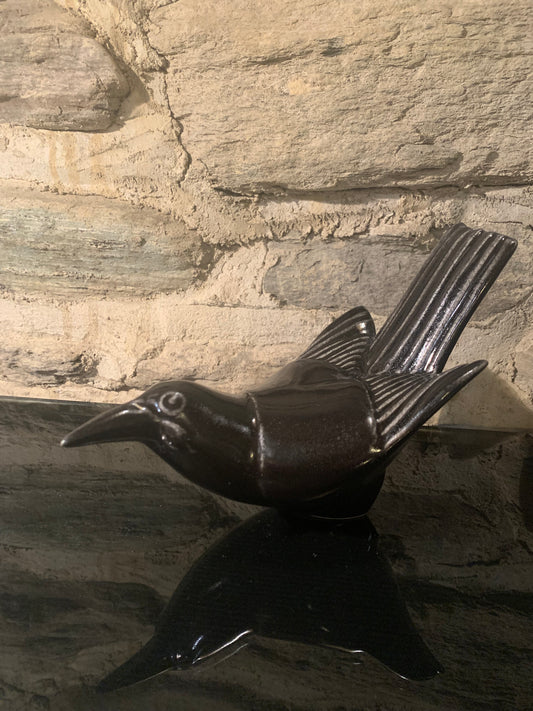 Ceramic Tieke (Saddleback) by Bob Steiner