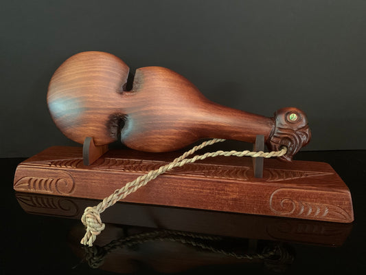 Carved Kotiate on stand - 33cm by Wood Masters