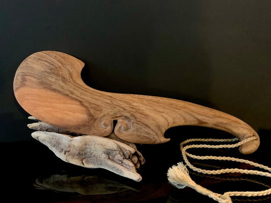 Hand Carved Wahaika 33cm - by Alex Sands