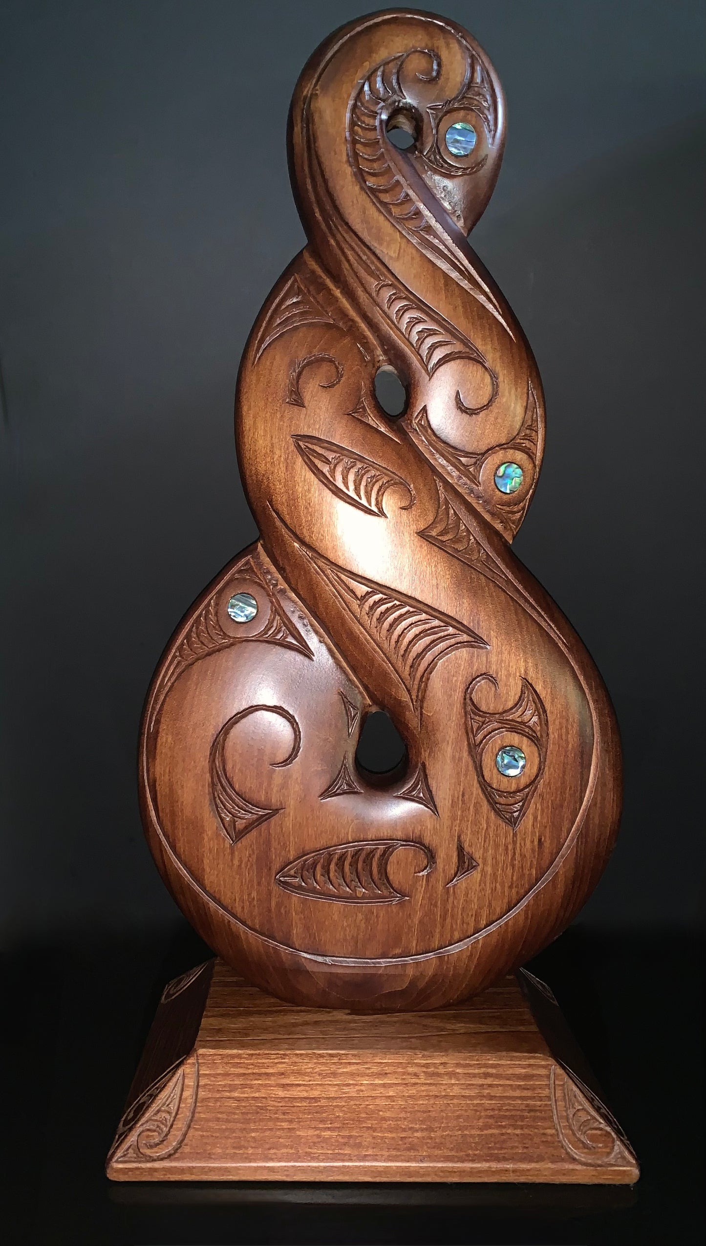 Carved Pikorua 60cm - by Wood Masters