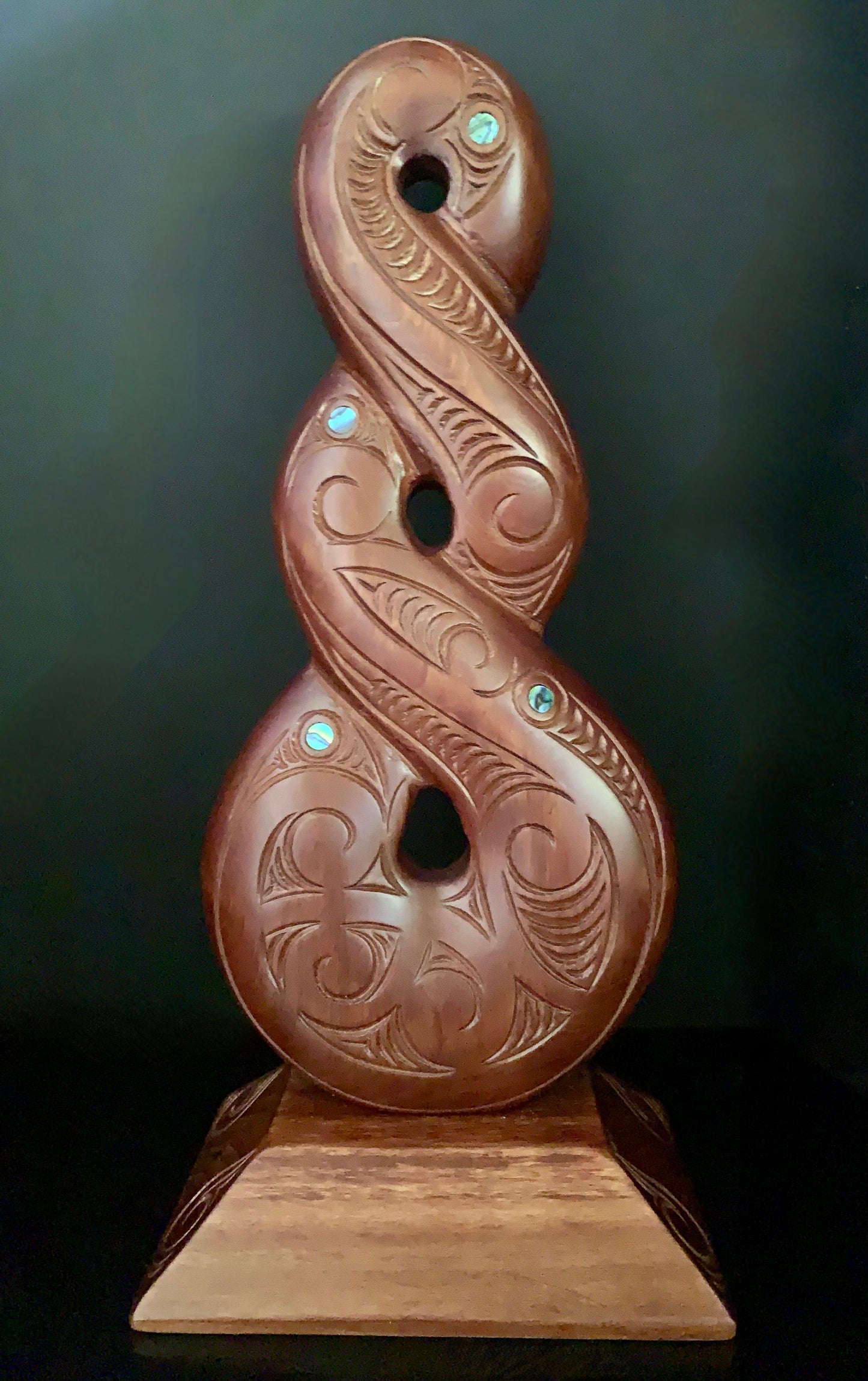 Carved Pikorua 43cm - by Wood Masters