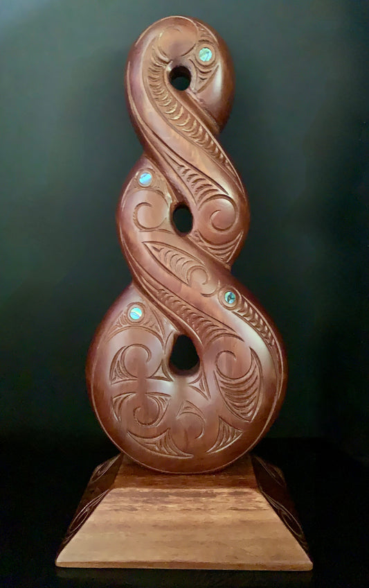 Carved Pikorua 43cm - by Wood Masters