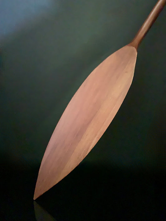 Carved Waka Hoe (Canoe Paddle) by Wood Masters