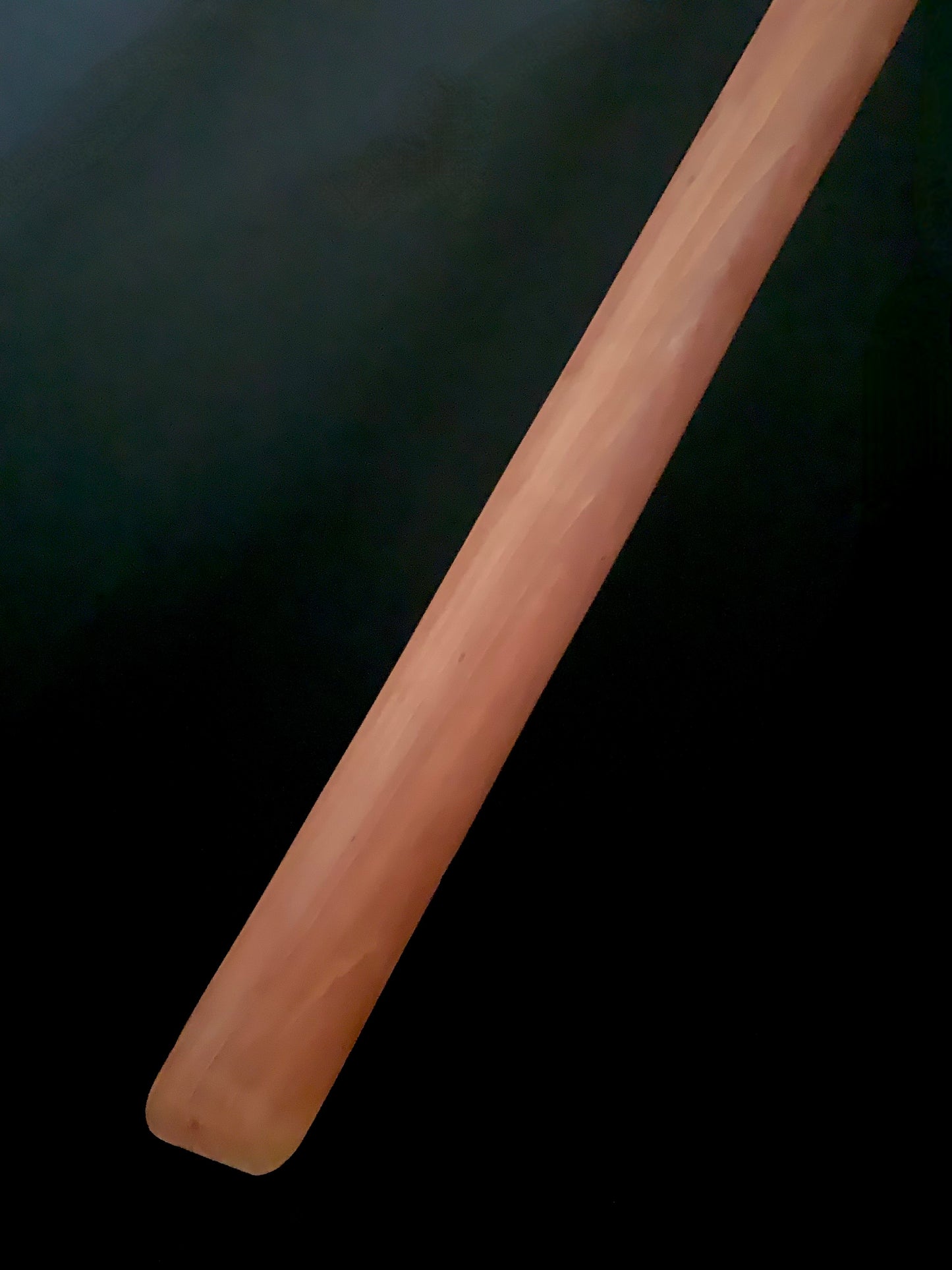 Carved Taiaha with stand by Alex Sands
