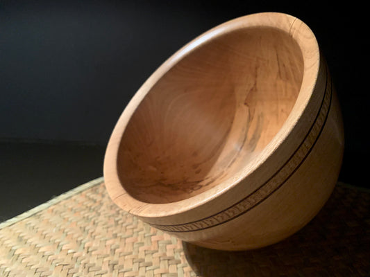 Wooden Bowl by Mark Russell - Tawa No418