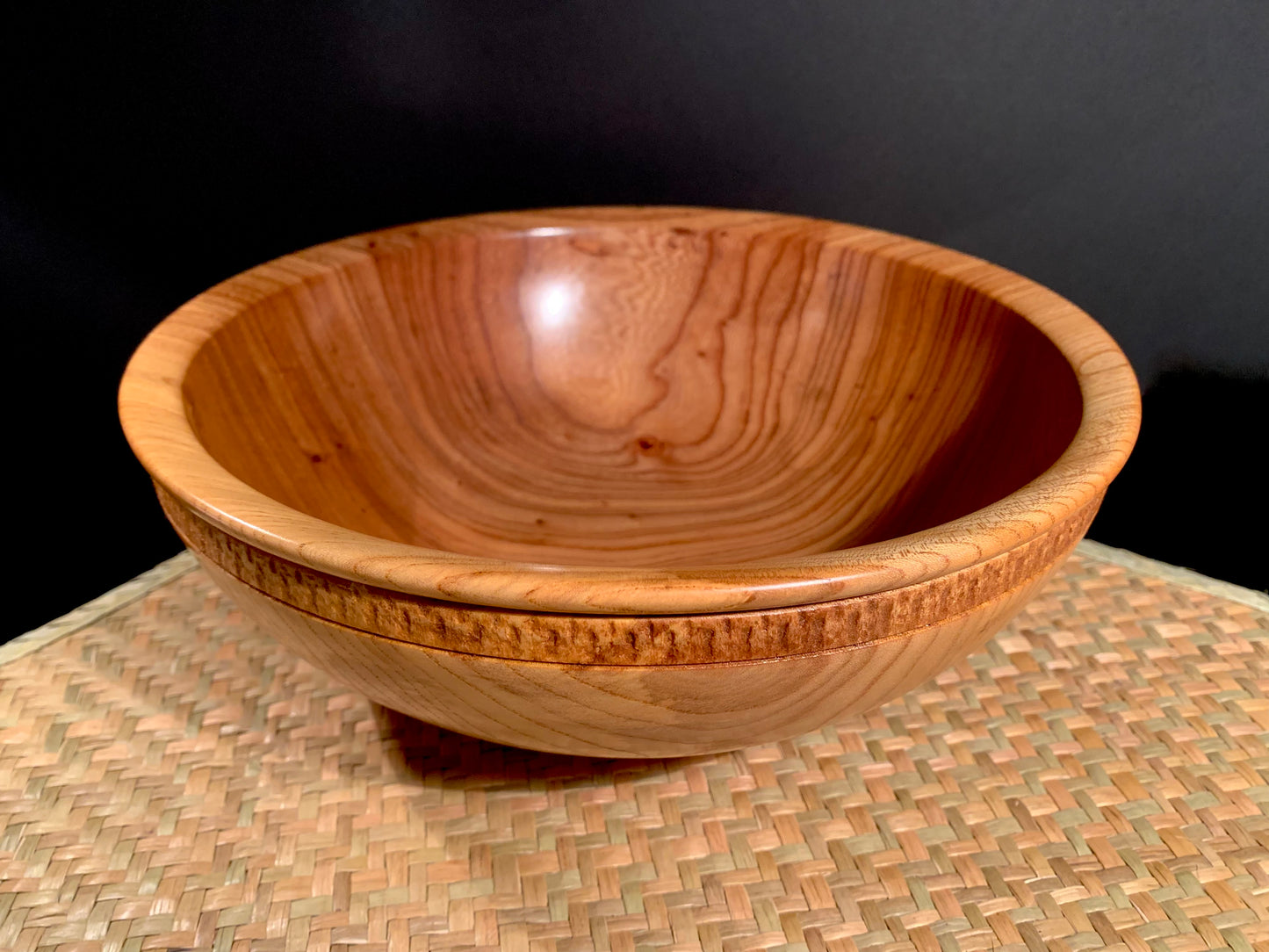 Wooden Bowl by Mark Russell - Elm No386