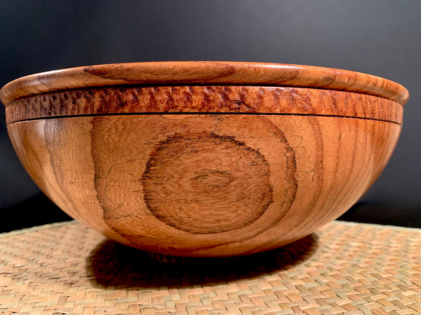 Wooden Bowl by Mark Russell - Elm No386