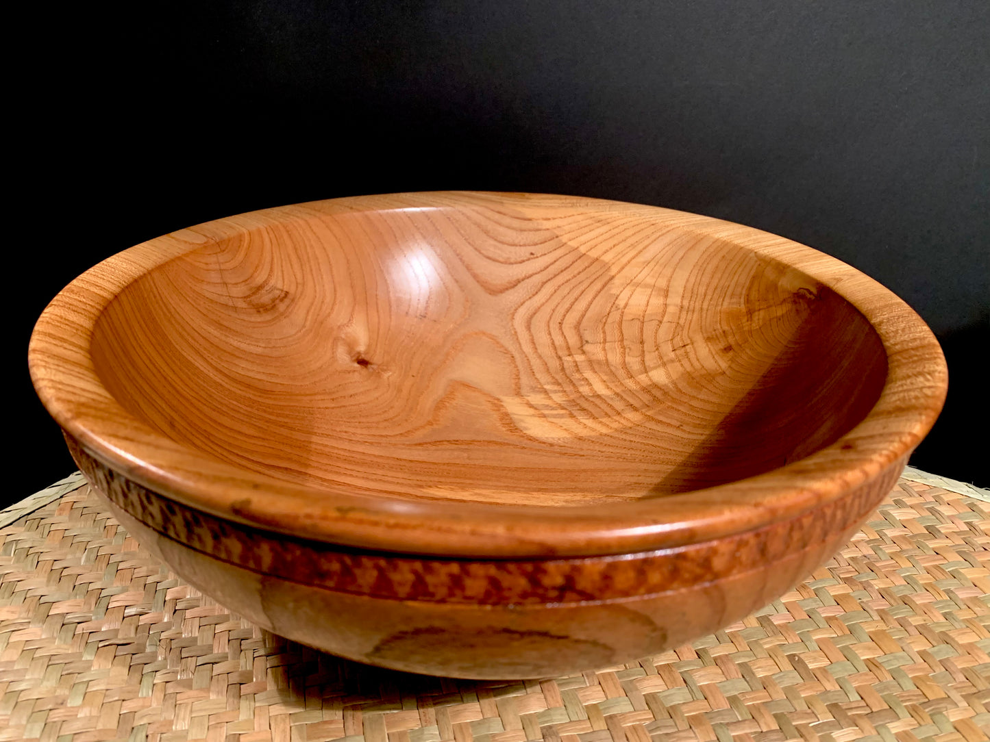 Wooden Bowl by Mark Russell - Elm No386