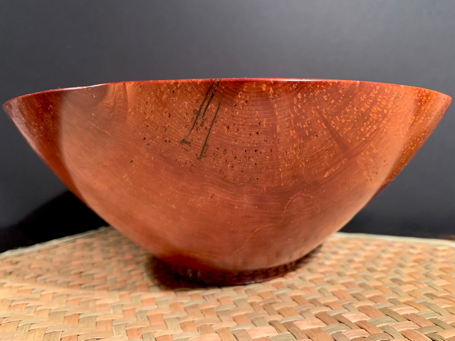 Wooden Bowl by Mark Russell - Totara No335