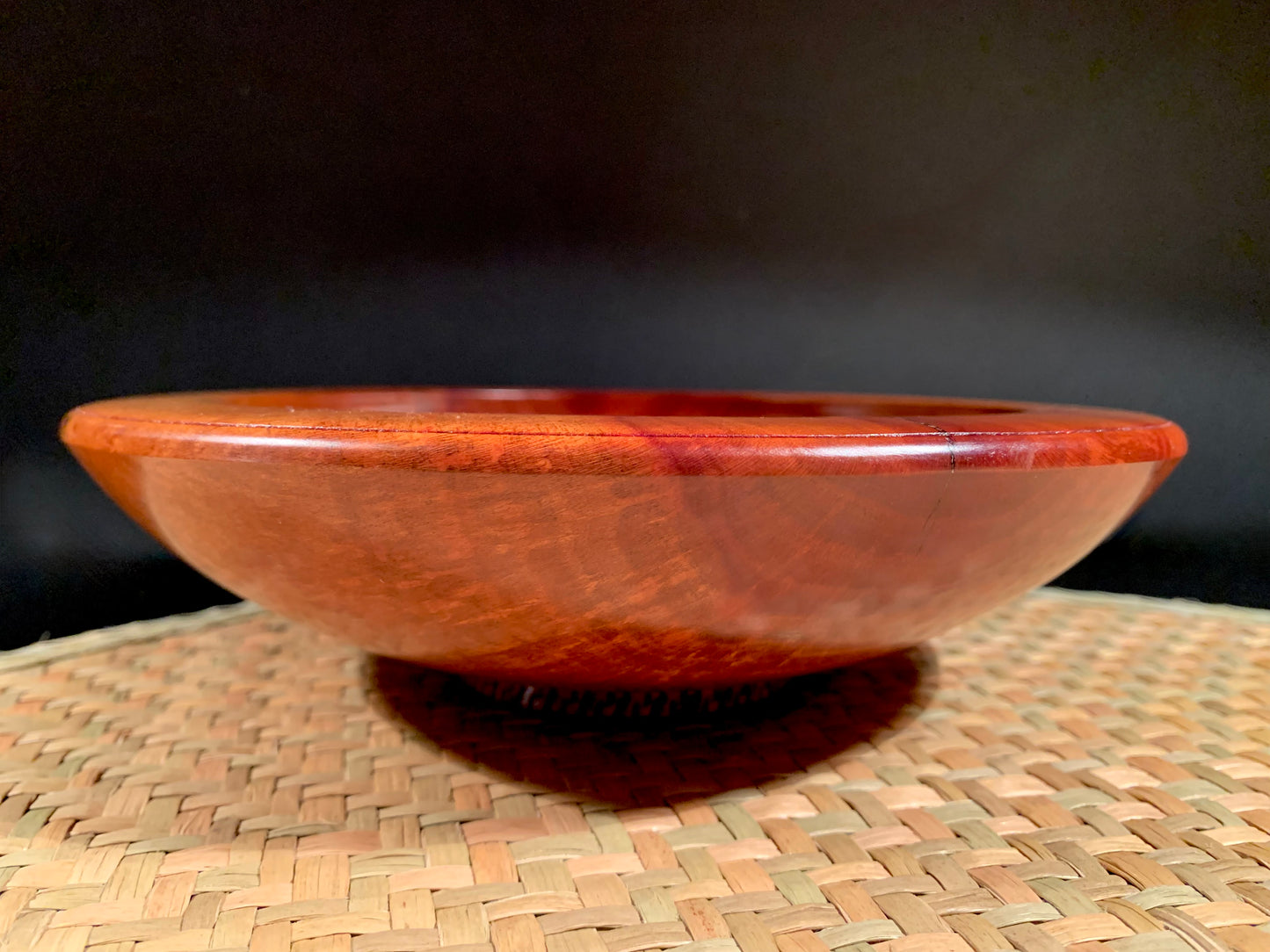 Wooden Bowl by Mark Russell - Strawberry Tree No376