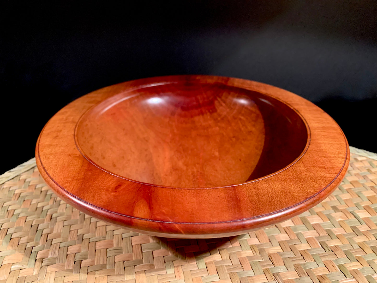 Wooden Bowl by Mark Russell - Strawberry Tree No376