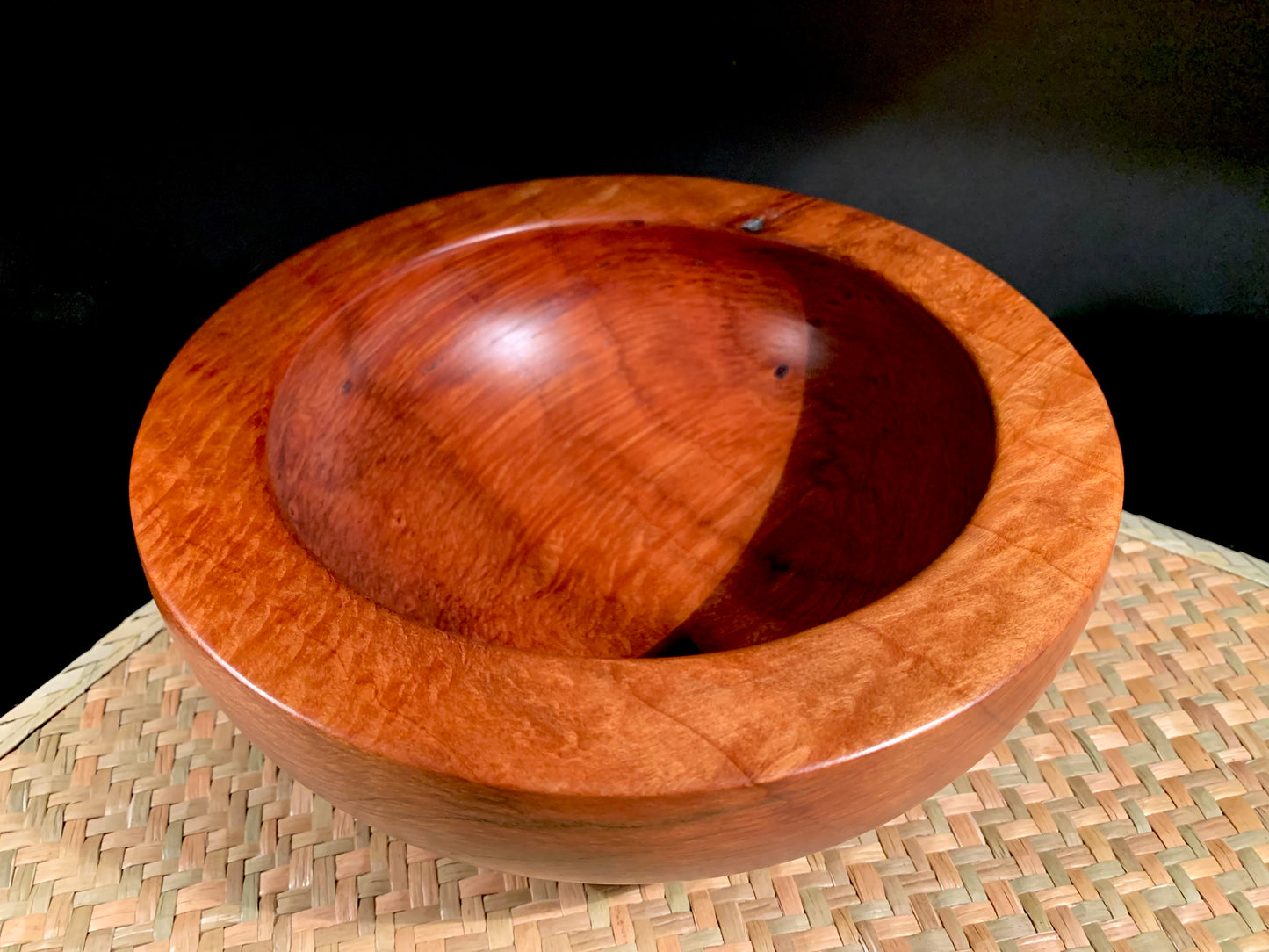 Wooden Bowl by Mark Russell - Redwood Burr No377