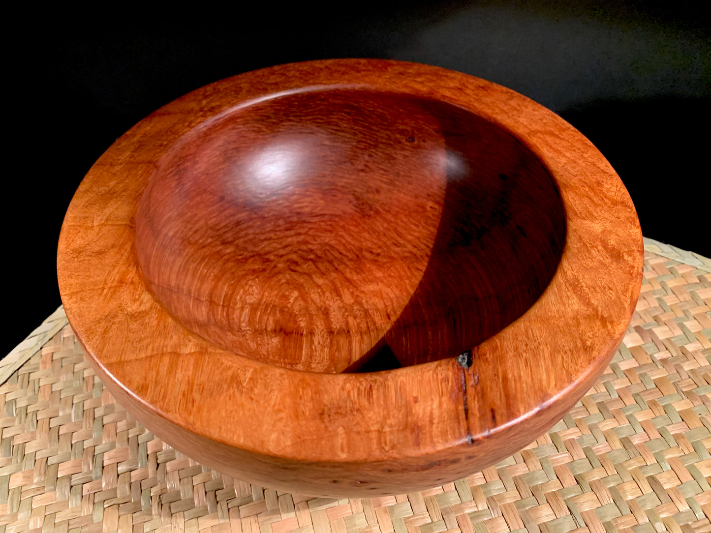 Wooden Bowl by Mark Russell - Redwood Burr No377