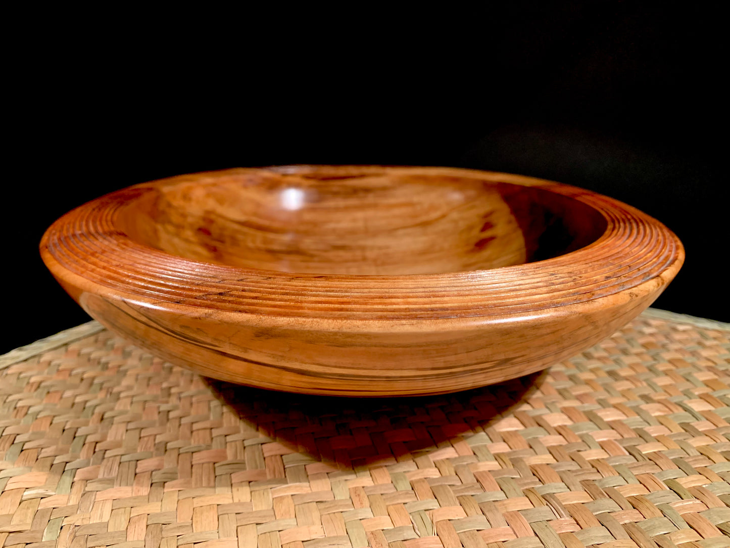 Wooden Bowl by Mark Russell - Tawhairauriki (Black Beech) No410