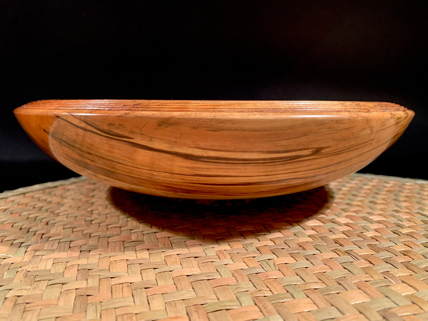 Wooden Bowl by Mark Russell - Tawhairauriki (Black Beech) No410