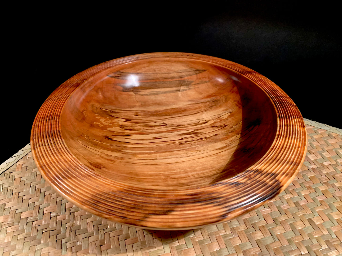 Wooden Bowl by Mark Russell - Tawhairauriki (Black Beech) No410