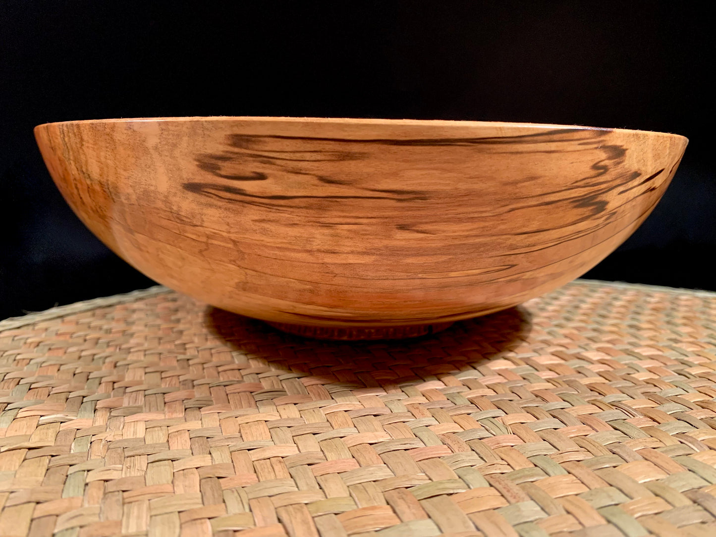 Wooden Bowl by Mark Russell - Tawhairauriki (Black Beech) No381
