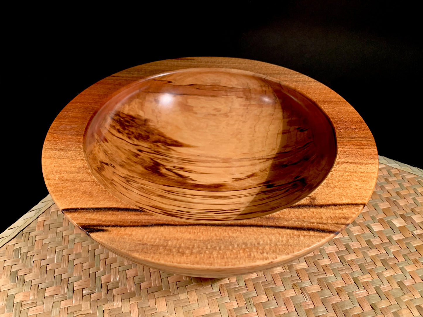 Wooden Bowl by Mark Russell - Tawhairauriki (Black Beech) No381