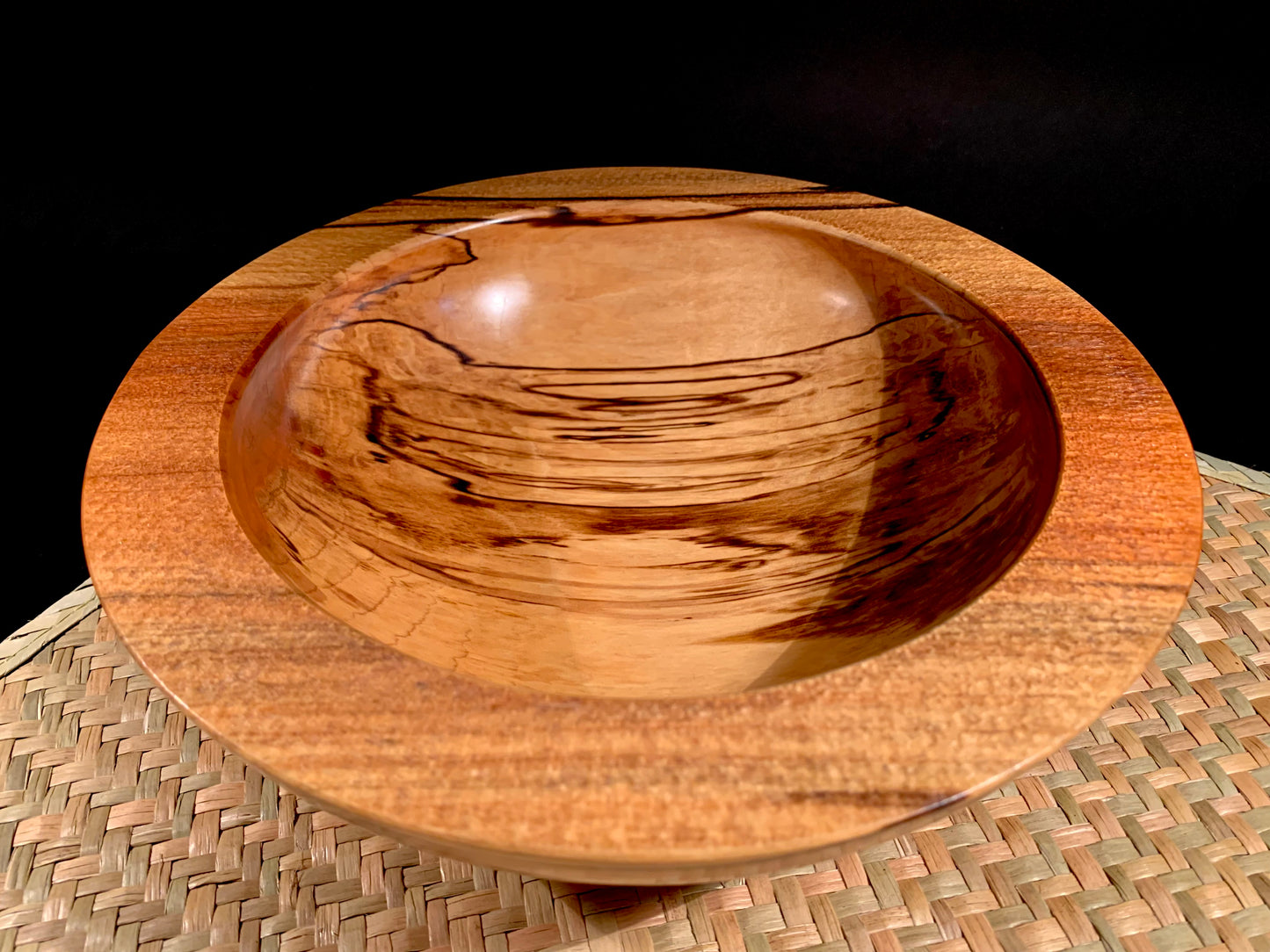 Wooden Bowl by Mark Russell - Tawhairauriki (Black Beech) No381