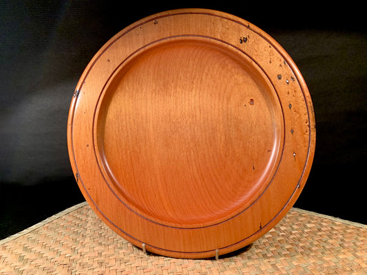 Wooden Plate by Mark Russell - Recycled Kauri No348