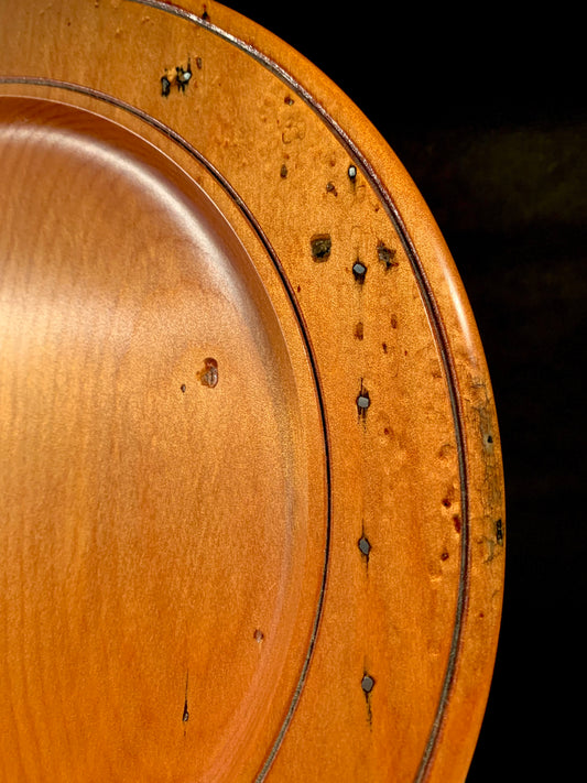 Wooden Plate by Mark Russell - Recycled Kauri No348