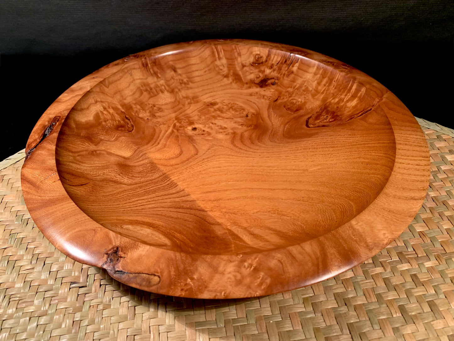 Wooden Bowl by Mark Russell - Elm Burr No215