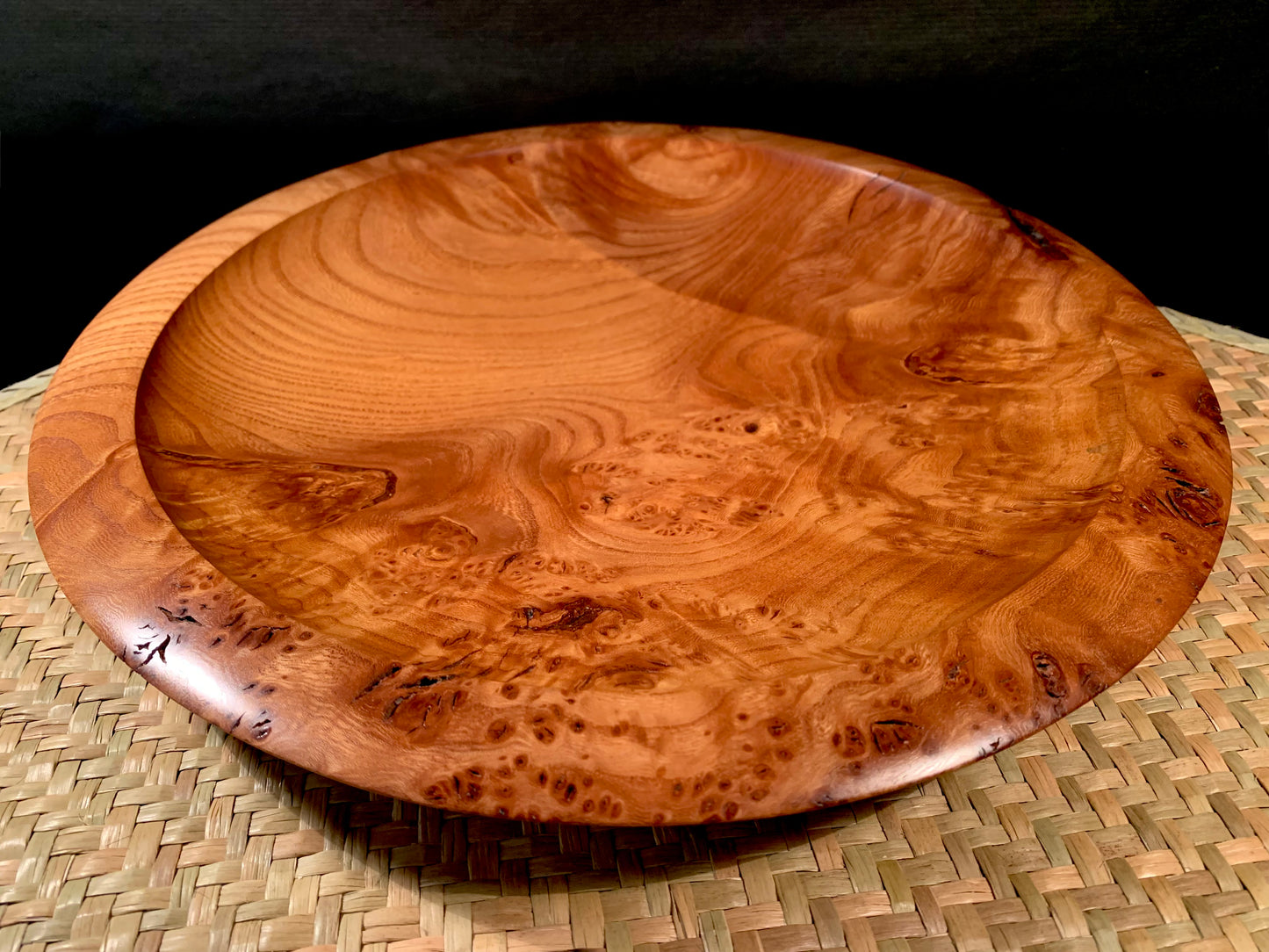 Wooden Bowl by Mark Russell - Elm Burr No215
