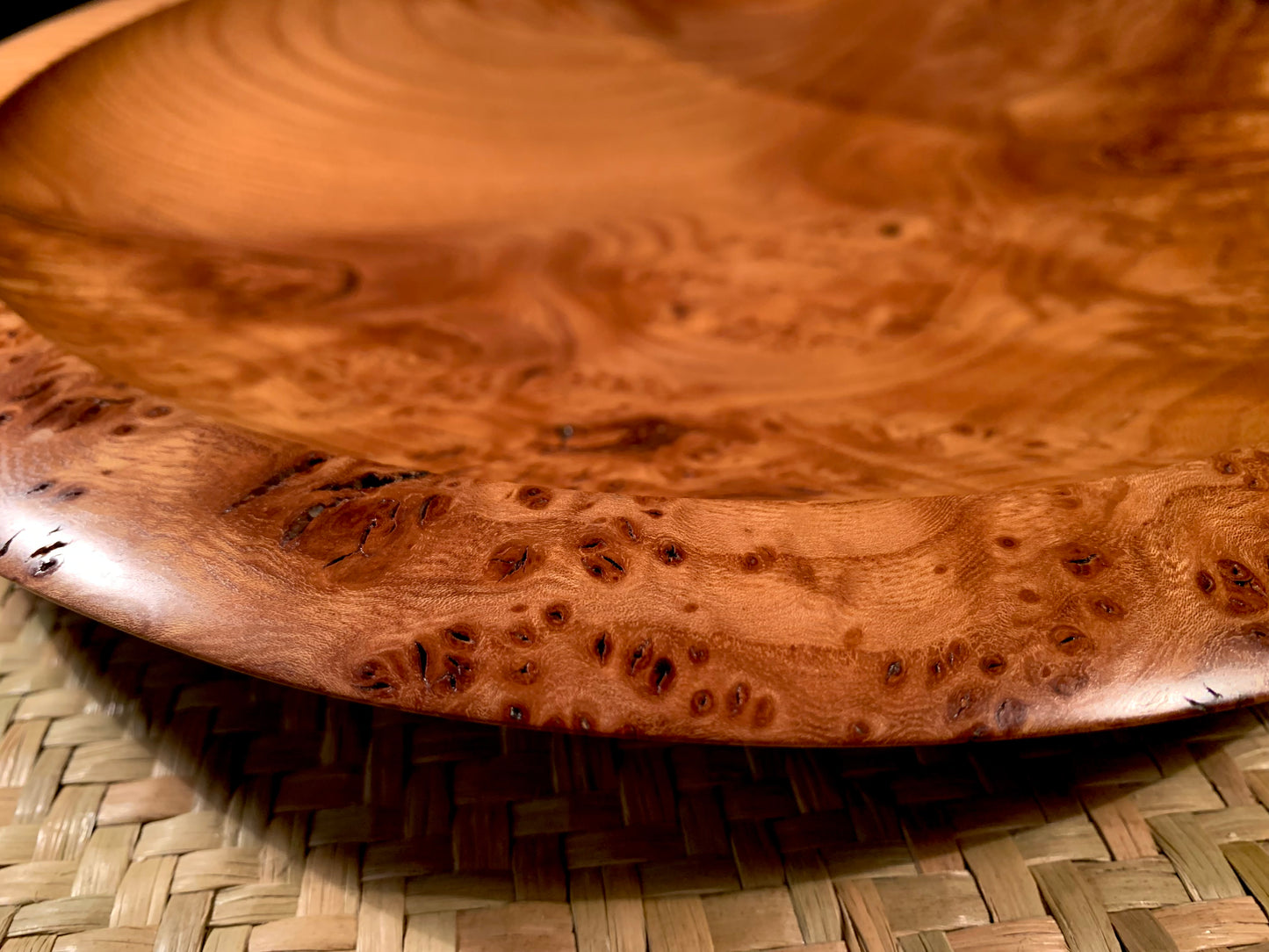 Wooden Bowl by Mark Russell - Elm Burr No215