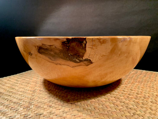 Wooden Bowl by Mark Russell - Box Elder Burr No413