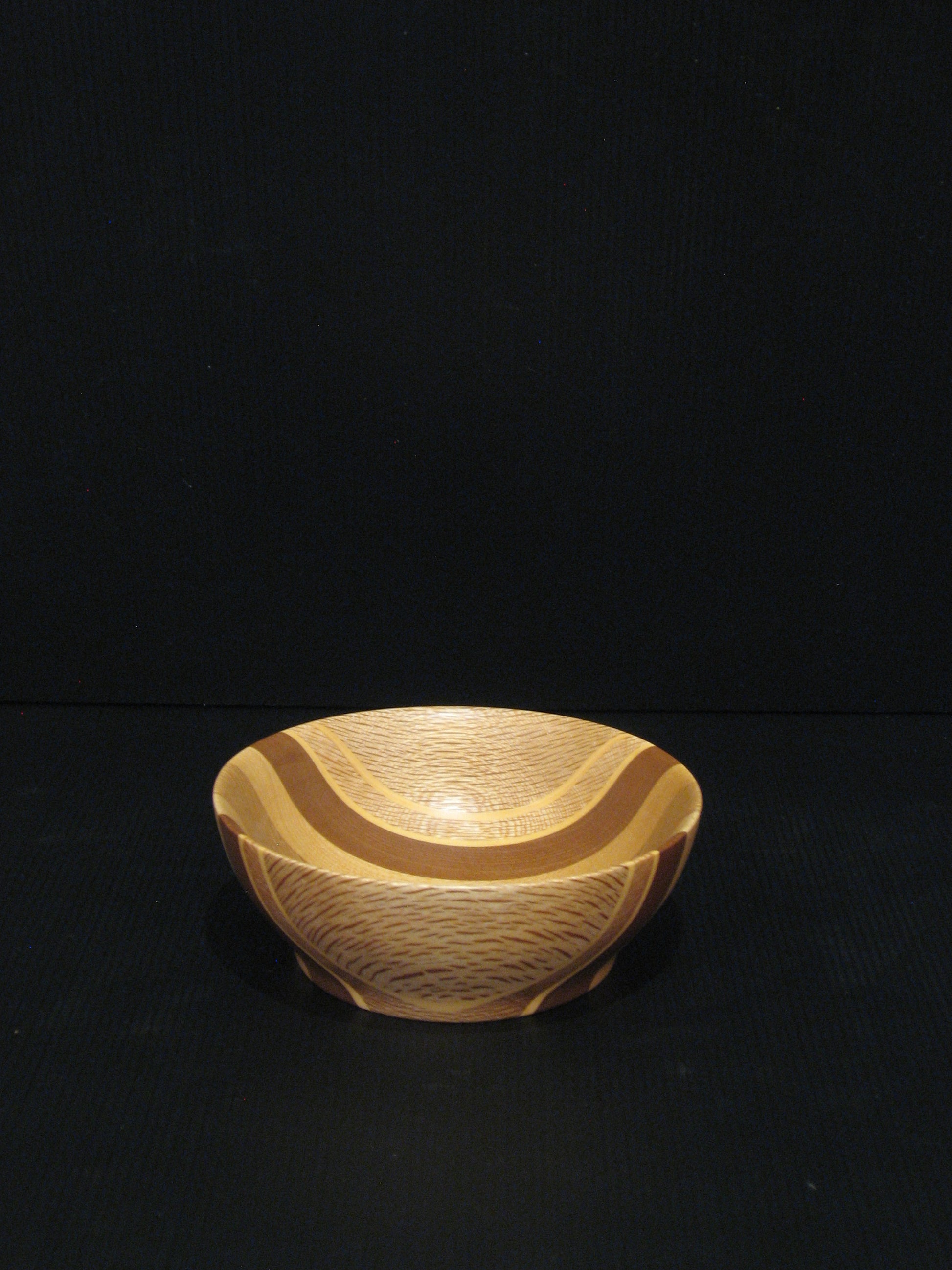 Side view of Bowl from New Zealand Timbers by Timber Arts 14cm