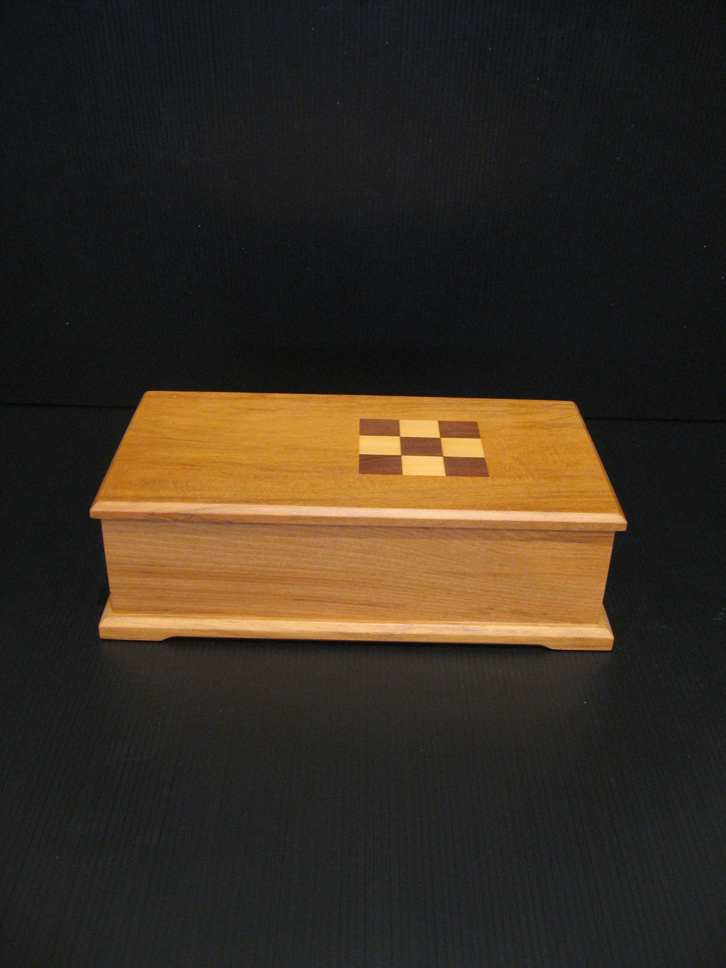 Rimu Patterned Wooden Box by Timber Arts of New Zealand Silver Fern Gallery