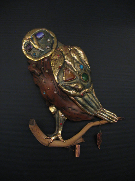 Owl Wall Art by Serge Souslov Silver Fern Gallery