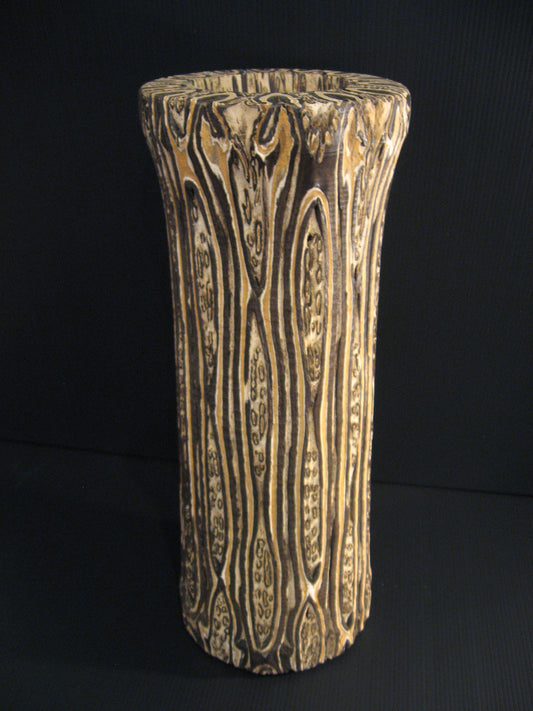 Ponga Wooden Vase New Zealand Native Wood by Fernwood Silver Fern Gallery