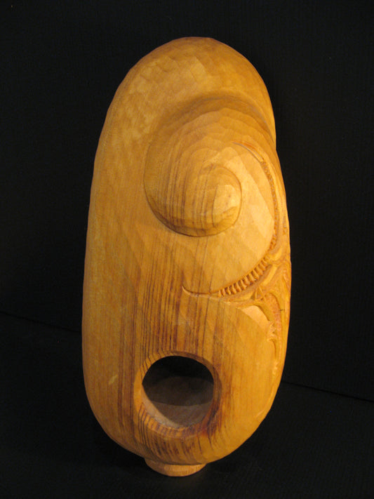 Hand Carved New Zealand Kiwi Bird Waka Huia by Michael Matchitt Silver Fern Gallery