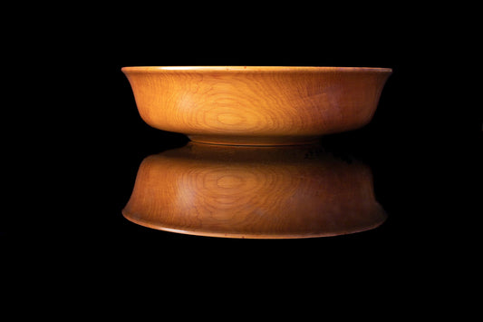 Wooden New Zealand Swamp Kauri Bowl  Silver Fern Gallery