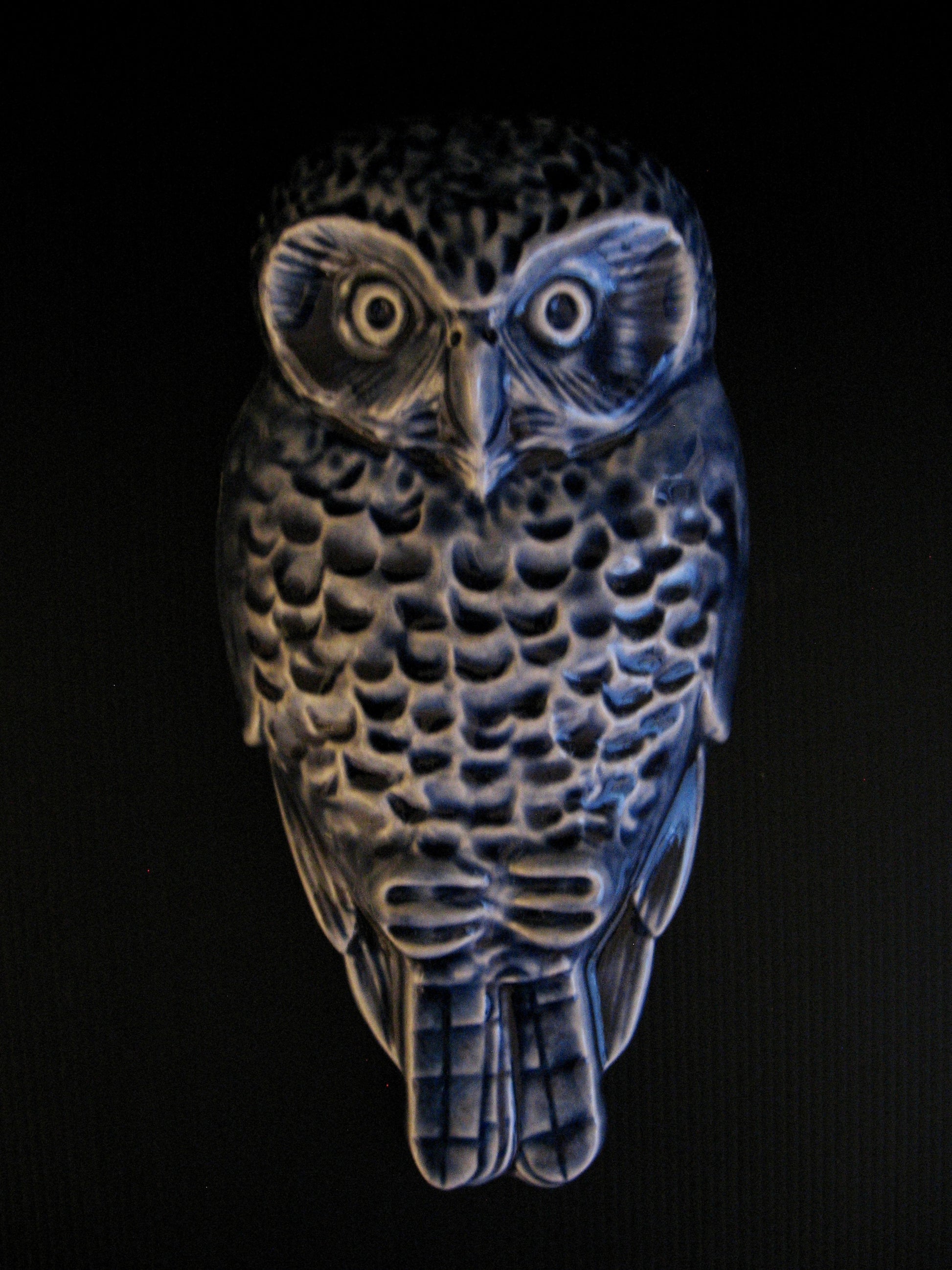 Ceramic Ruru (Owl) by Bob Steiner Silver Fern Gallery NZ