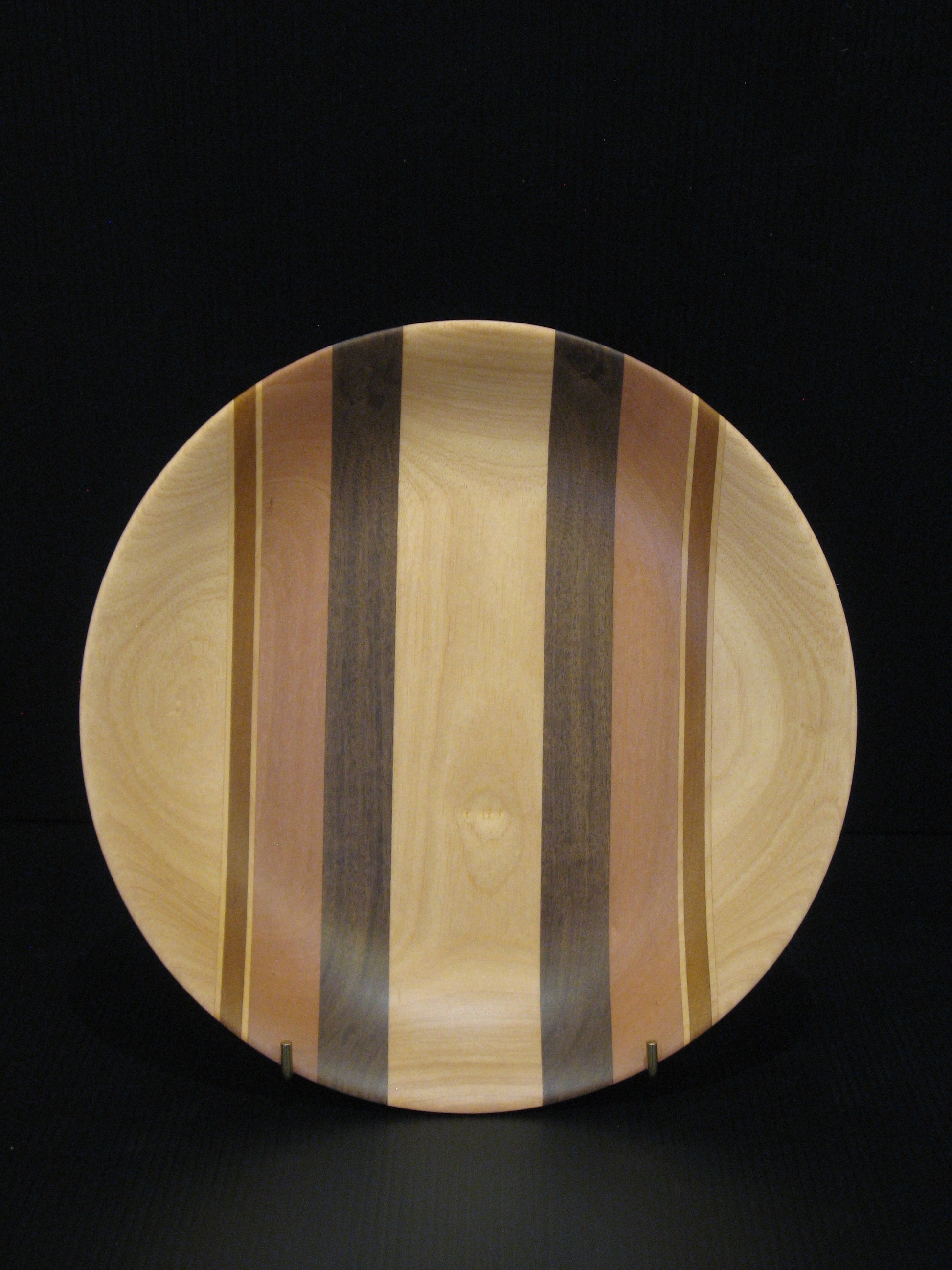 Plate from New Zealand Laminated Native Timbers by Timber Arts Silver Fern Gallery