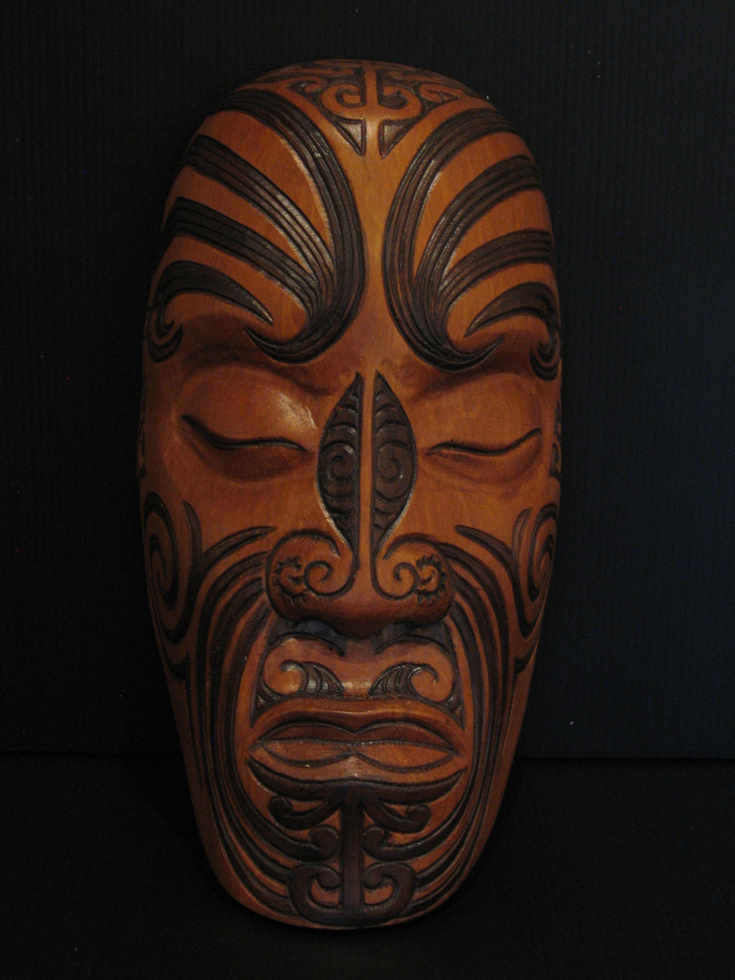 Hand Carved Maori Mask by Jason Holder Silver Fern Gallery