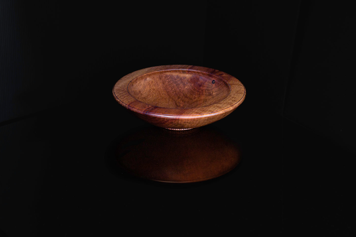 Strawberry Tree Wood Bowl by Woodturner Mark Russell No376