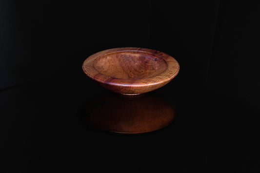 Strawberry Tree Wood Bowl by Woodturner Mark Russell No376
