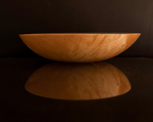 Box Elder Wood Bowl by Woodturner Mark Russell No417