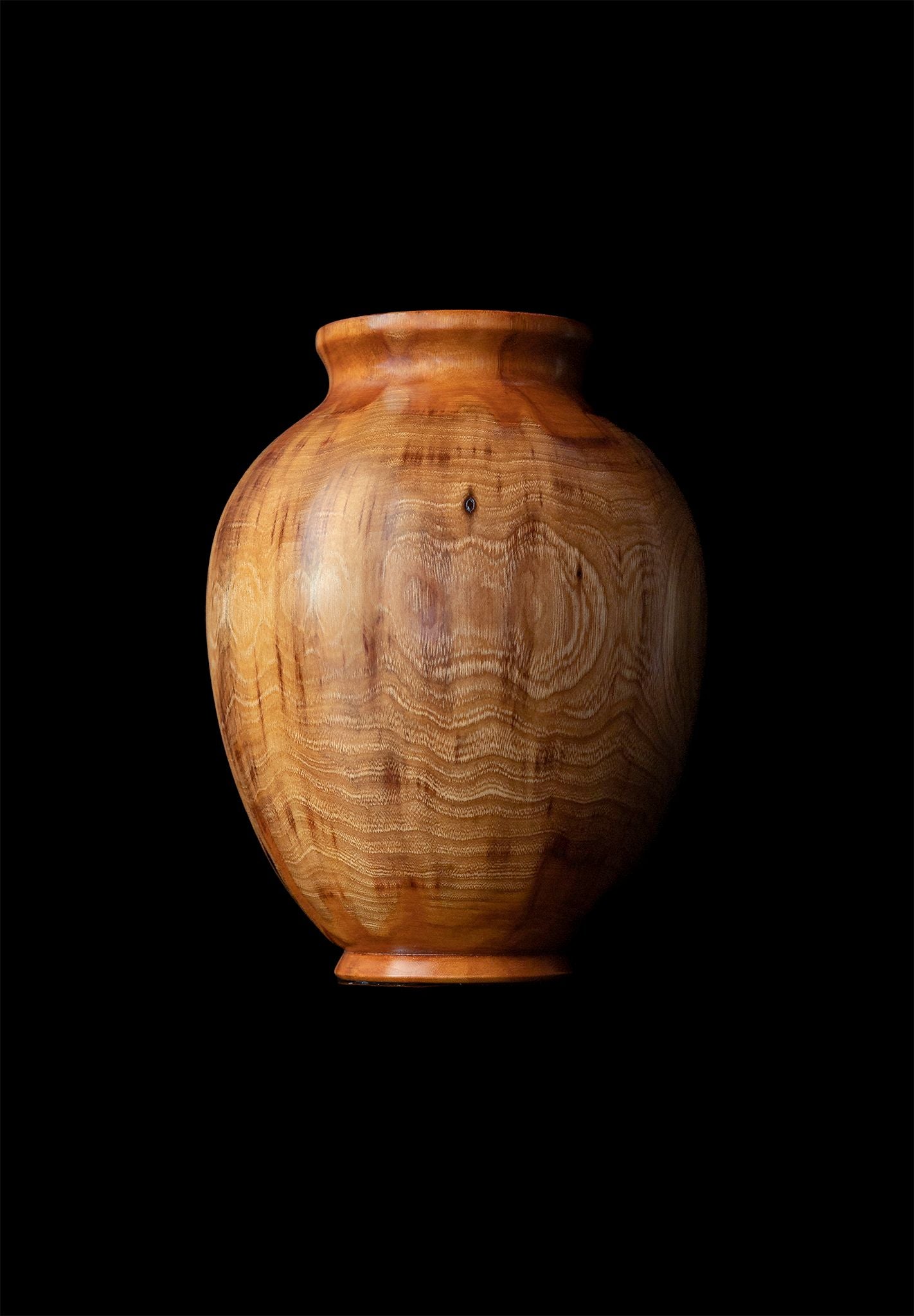 Matagouri Wood Vase by New Zealand Woodturner Mark Russell No388