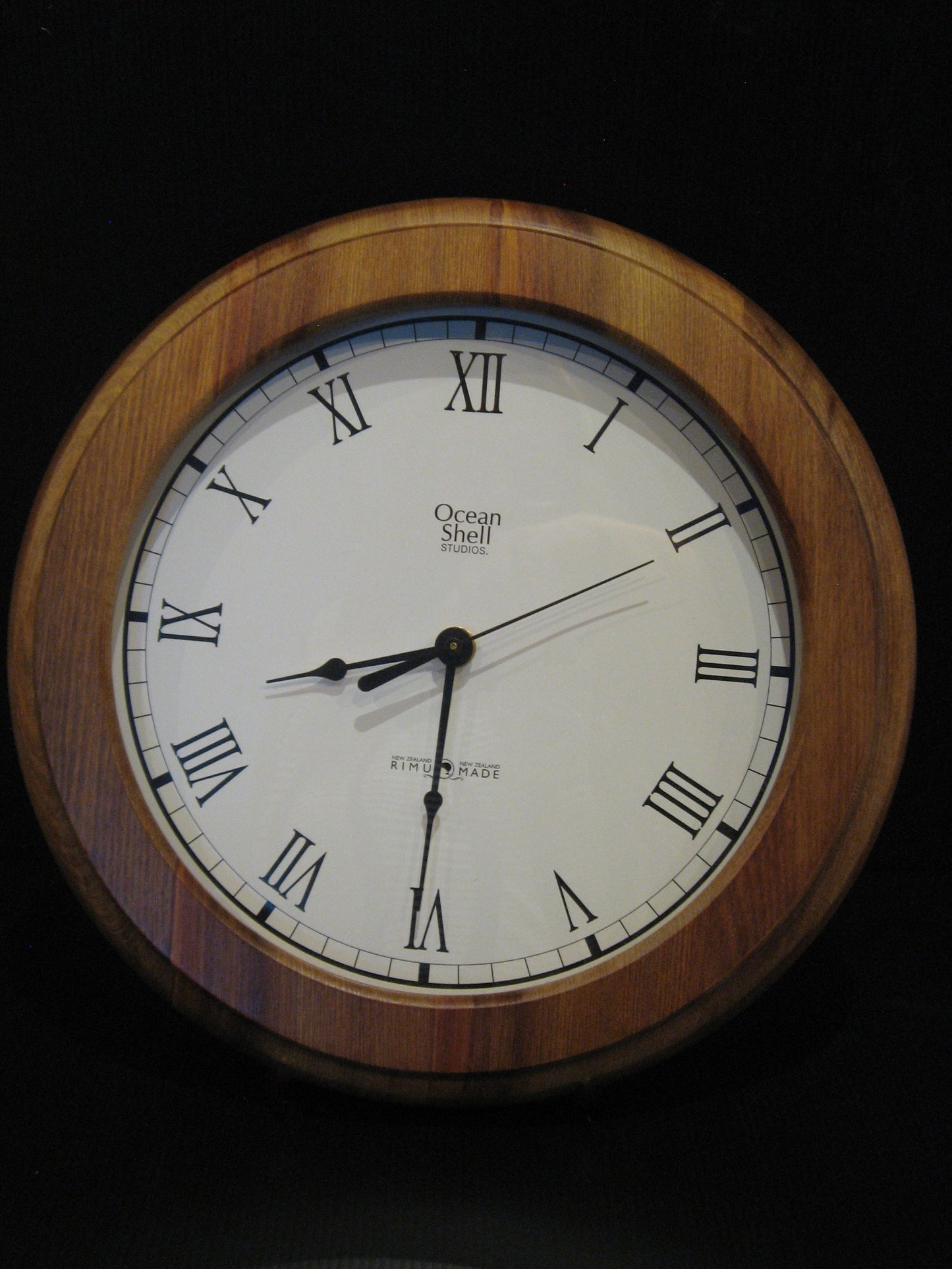 Wooden Clock by Heritage Woodware Silver Fern Gallery