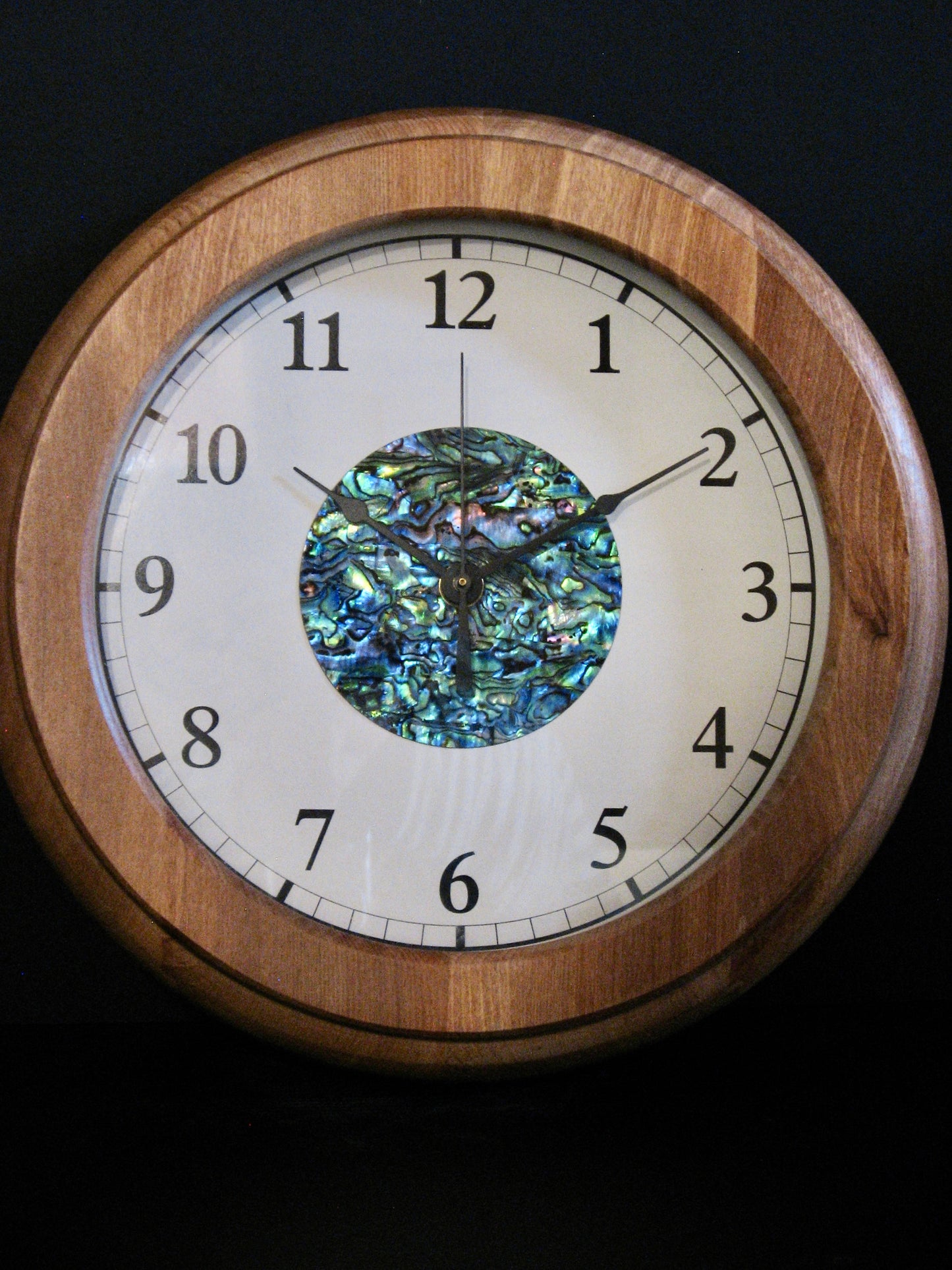 Rimu and Paua Clock by Heritage Woodware Silver Fern Gallery