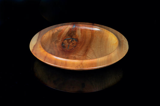 Tawhairauriki Black Beech Wood Bowl by Woodturner Mark Russell No332