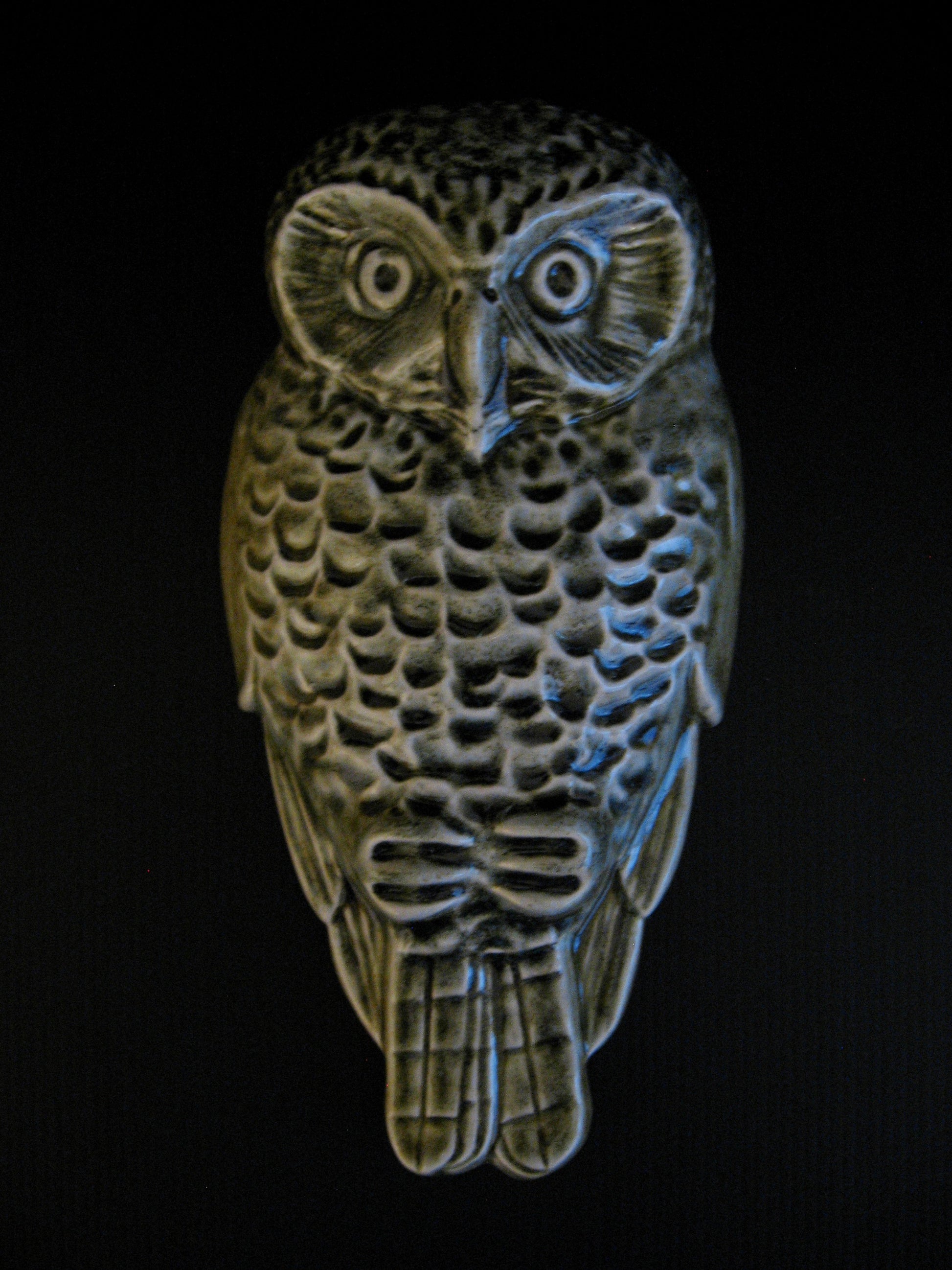 Ceramic Ruru (Owl) by Bob Steiner Silver Fern Gallery