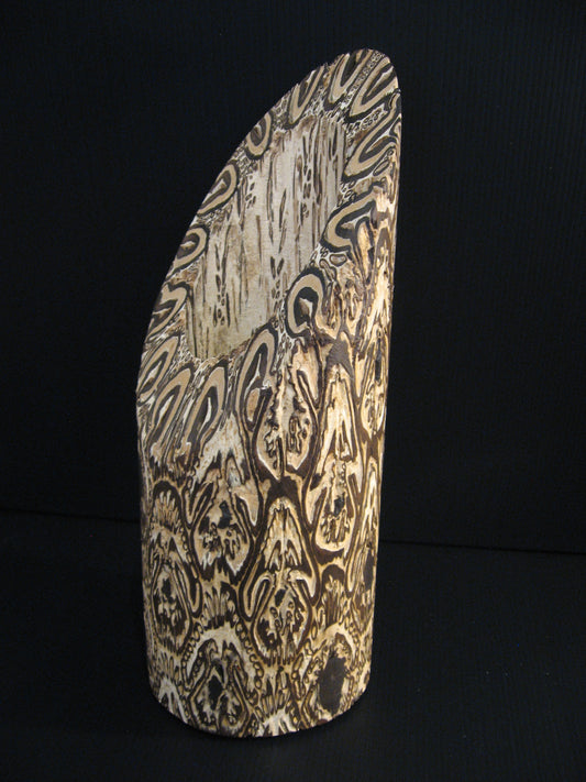 Ponga Wooden Vase New Zealand Native Wood by Fernwood Silver Fern Gallery