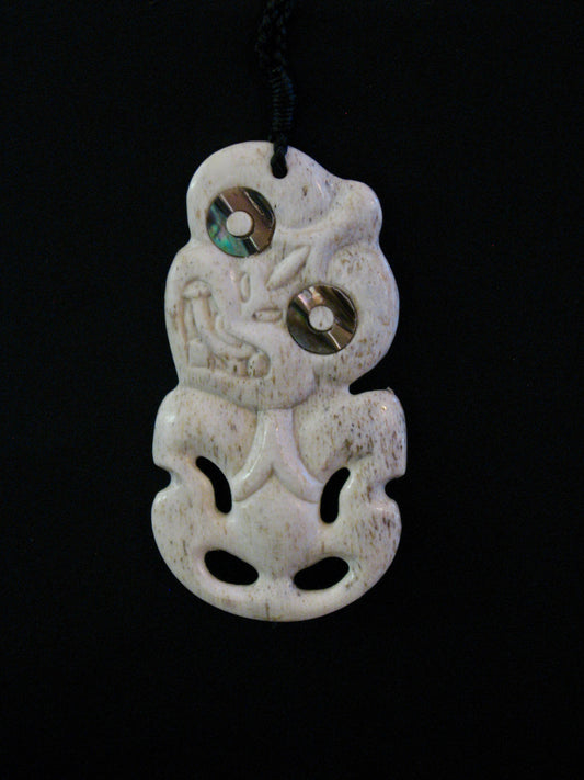 Whalebone Hei Tiki by Alex Sands Silver Fern Gallery