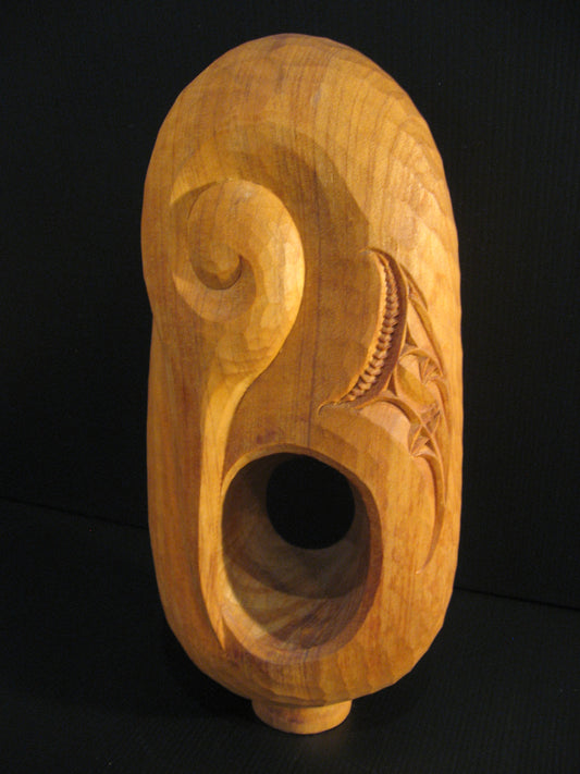 Hand Carved New Zealand Kiwi Bird Waka Huia by Michael Matchitt Silver Fern Gallery