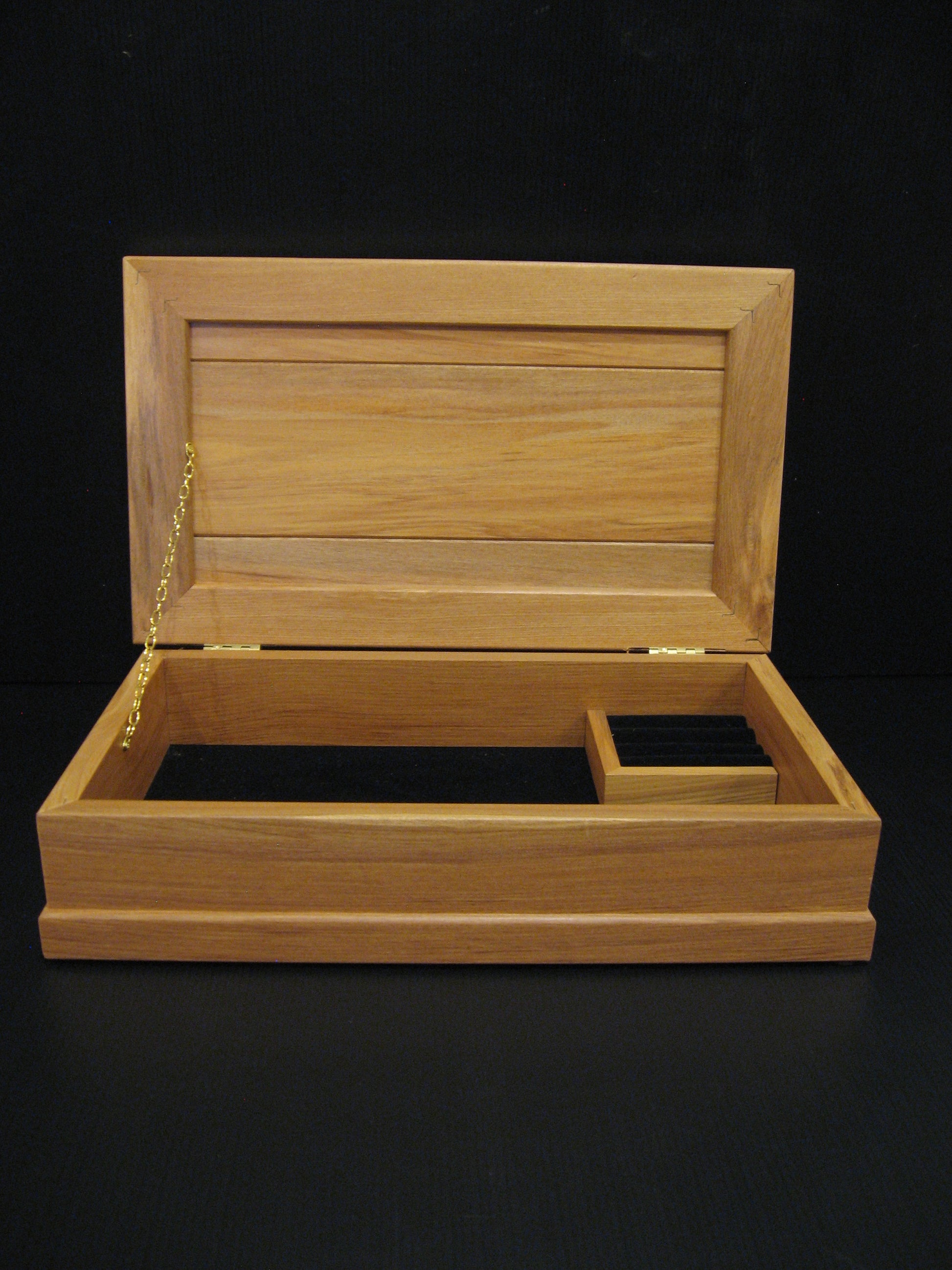 Jewellery Box Wooden Rimu Wood by Heritage Woodware Ocean Shell Studios Silver Fern Gallery